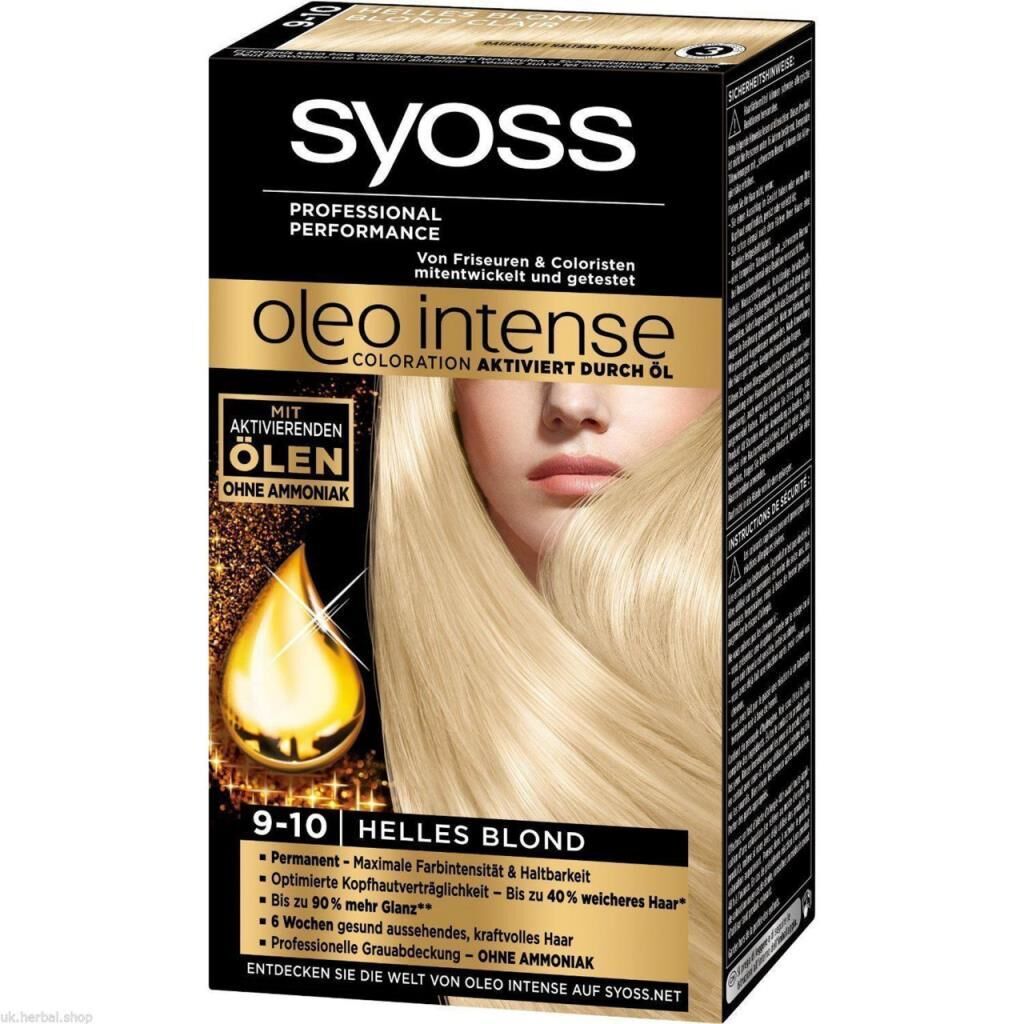 Syoss Oleo Intense 9.10 Altın Sarısı