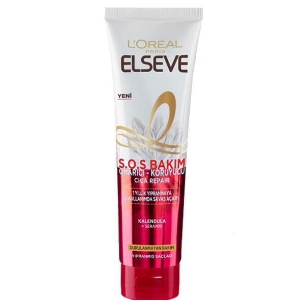 Loreal Elseve SOS Bakım Onarıcı Koruyucu Saç Kremi 150 Ml