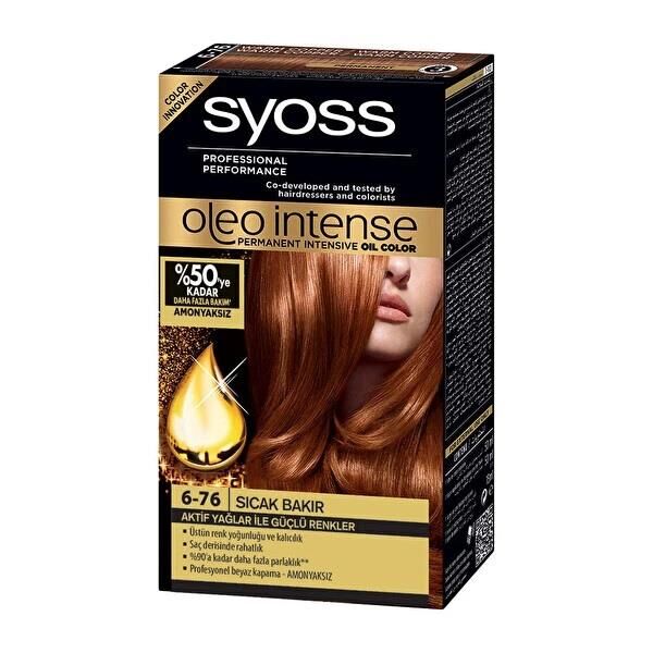 Syoss Oleo Intense 6.76 Sıcak Bakır