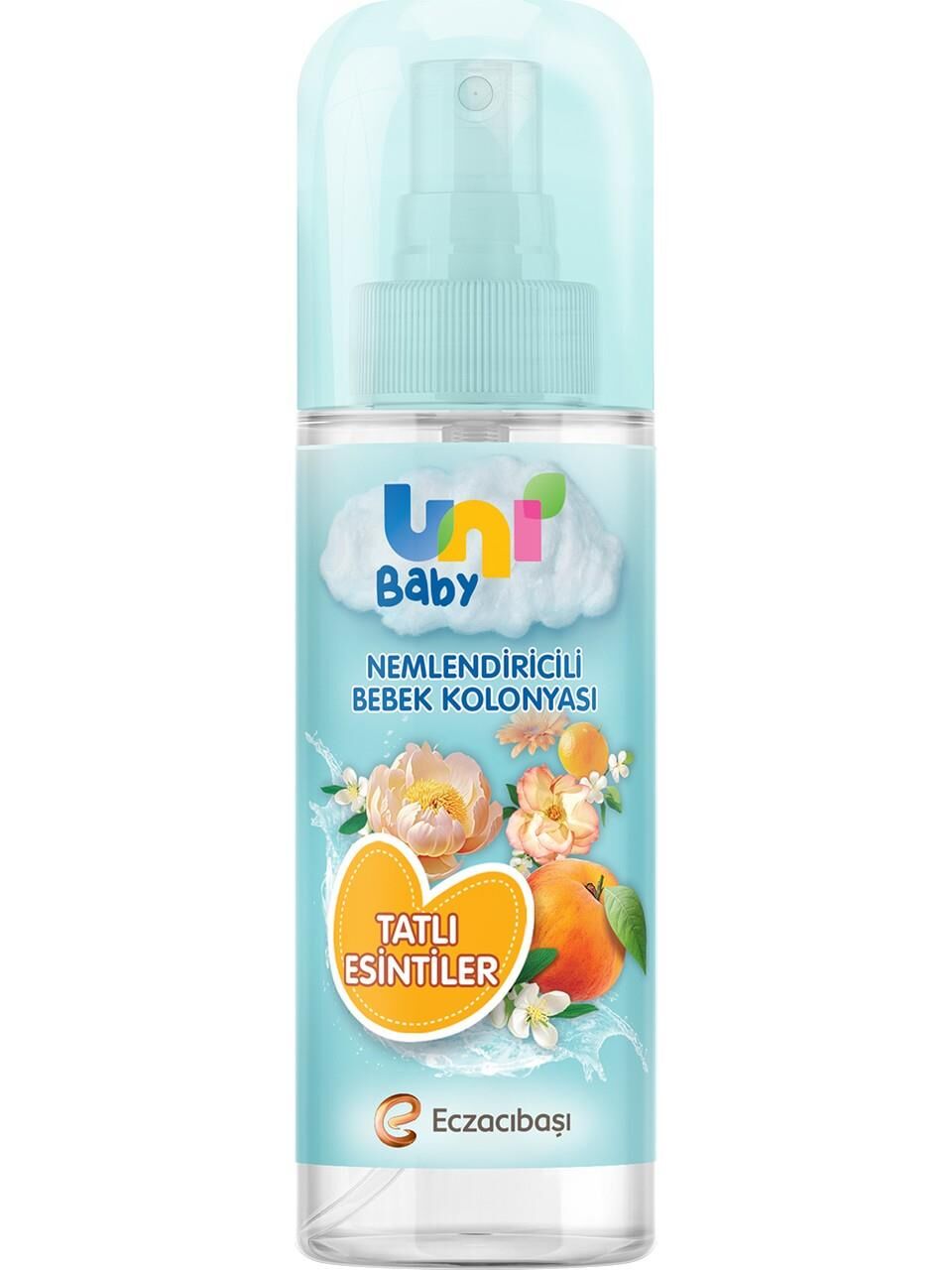 Uni Baby Sprey Bebek Kolonyası Nemlendiricili Tatlı Esintiler 150 Ml