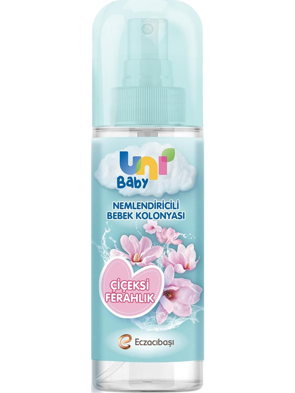 Uni Baby Sprey Bebek Kolonyası Nemlendiricili Çiçeksi Feraflık 150 Ml