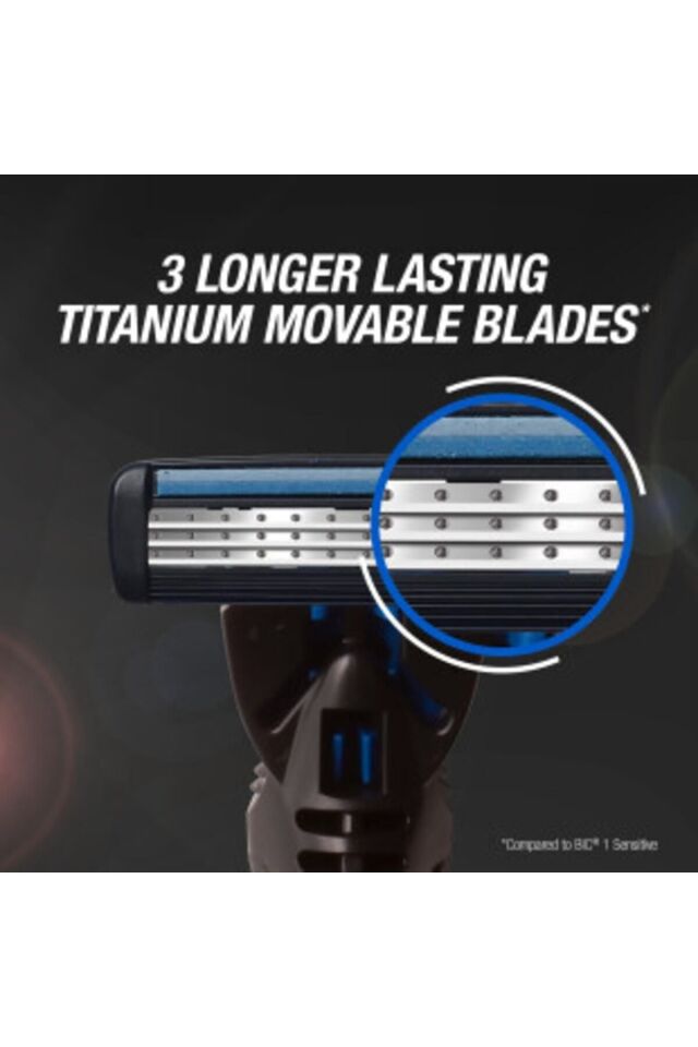 Bic Flex 3 Hybrid Tıraş Makinesi + 4 Adet Yedek Tıraş Bıçağı