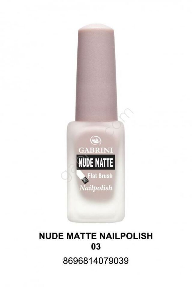Gabrini Nude Matte Oje 03