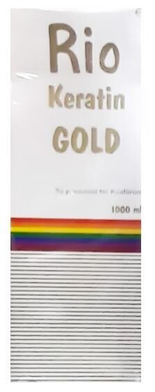 Rio Keratin Gold 1000 ml Brezilya Fönü 5 Ay Kalıcı