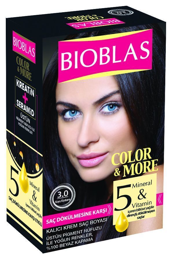 Bioblas Saç Boyası 3.0 KOYU KESTANE