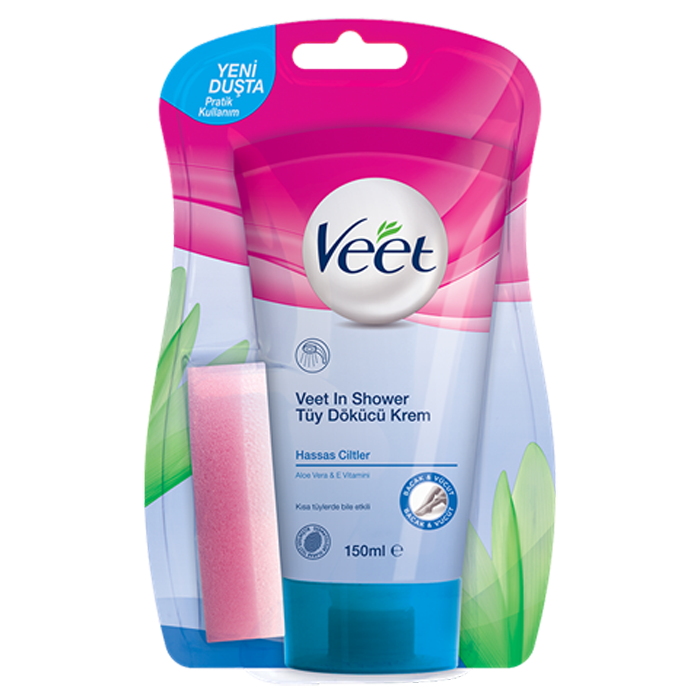 Veet Tüy Dökücü Krem Duşta Hassas 150Ml