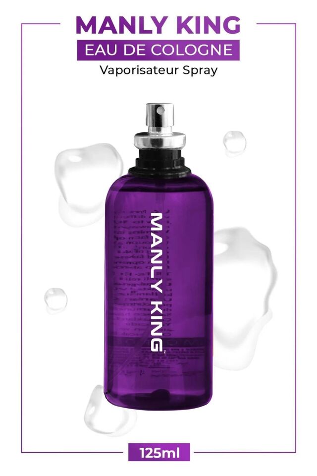 Manly King 125 Ml Erkek Parfümü -  Mor