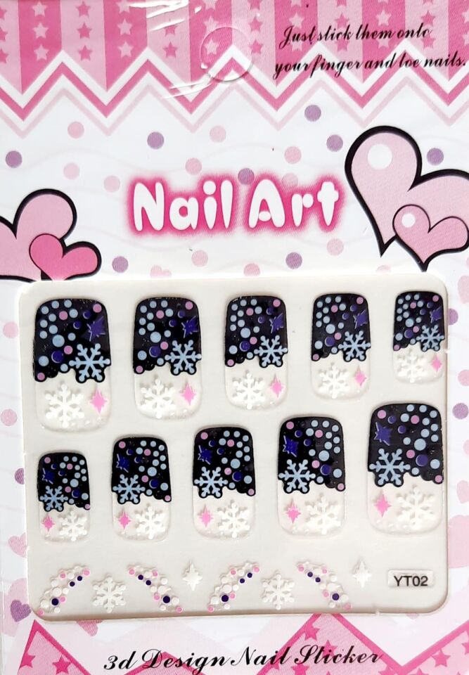 3D Tırnak Sticker 09