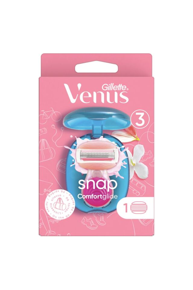 Gillette Venus Snap Comfortglide Seyahat Tıraş Makinesi