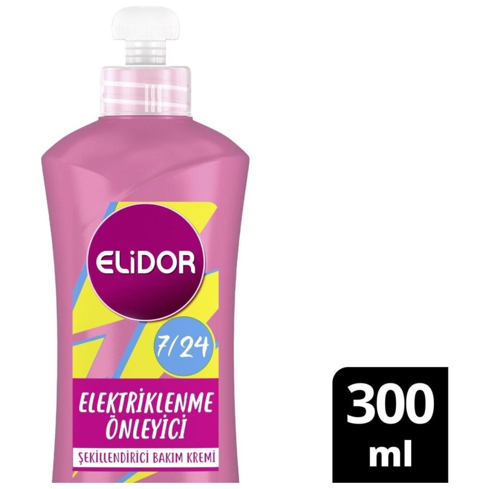 Elidor 7/24 Saç Bakım Kremi Elektriklenme Önleyici 300 Ml