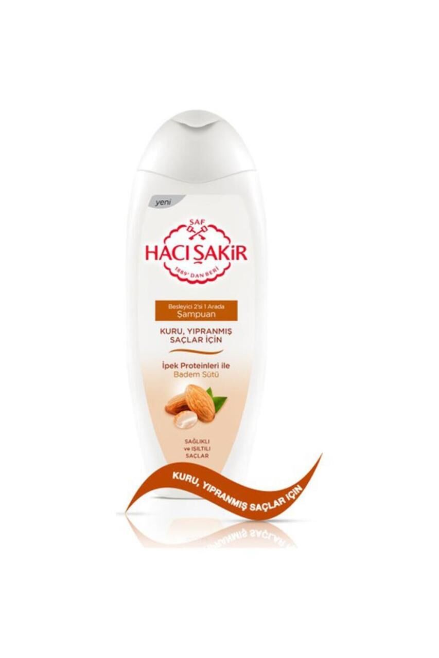 Hacı Şakir Şampuan Badem Sütü 500 ml 2ın1