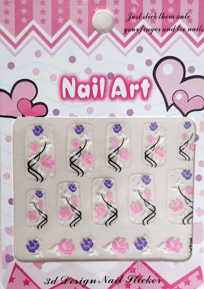 3D Tırnak Sticker 06