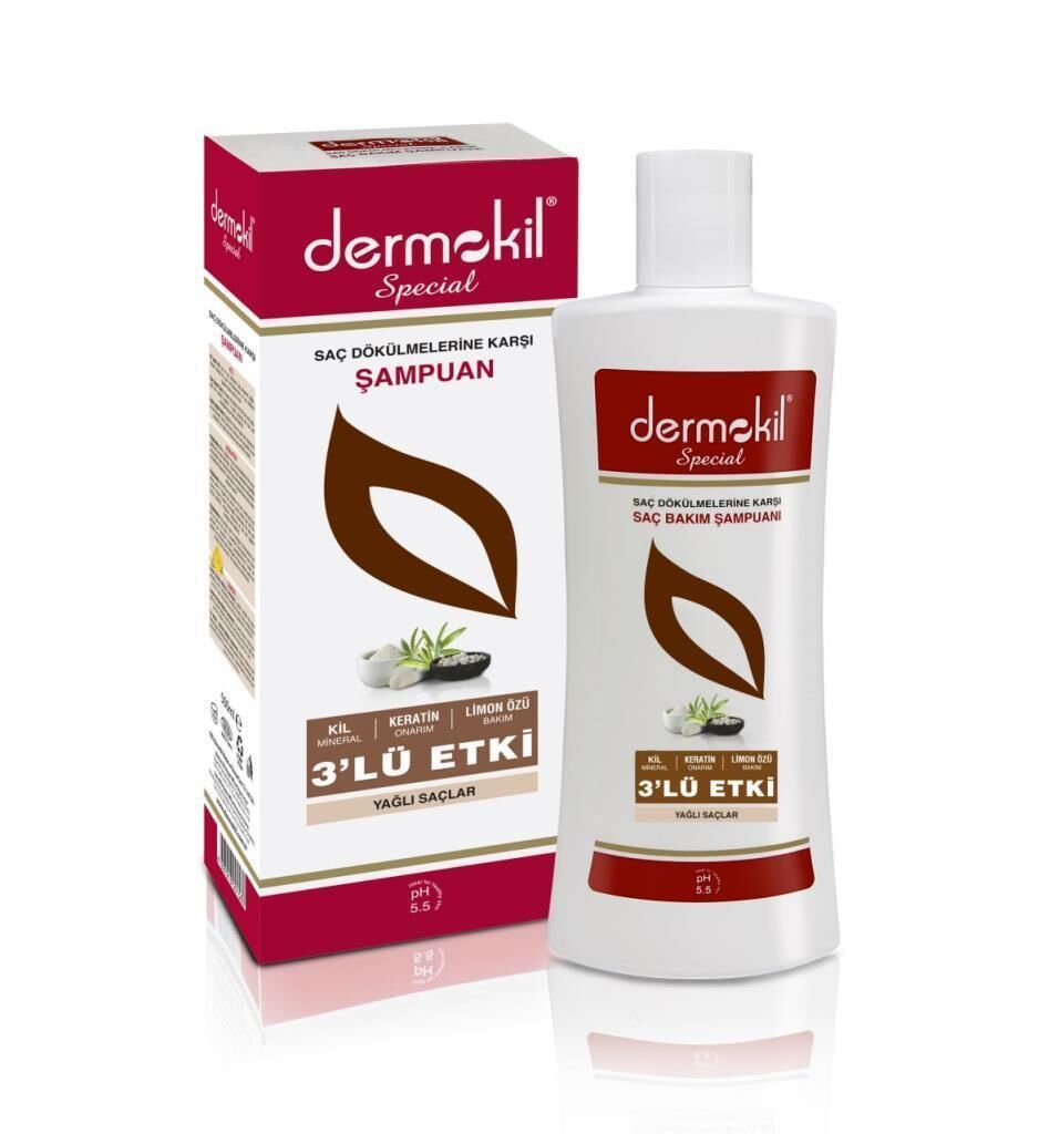 Dermokil Keratin Şampuanı 500 ml Yağlı Special Kil Bakım