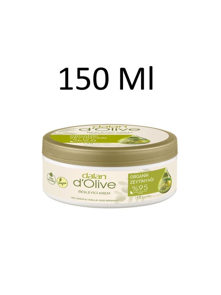 Dalan Zeytinyağlı El ve Vücut Nemlendirici Bakım Krem 150 ml Kavanoz