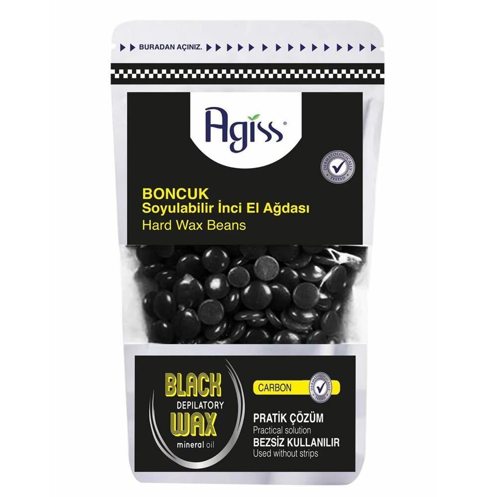 Agiss Boncuk Soyulabilir El Ağdası 220 Gr Kömür - Bezsiz Kullanım
