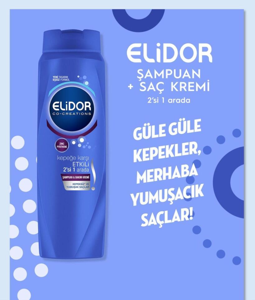 Elidor Şampuan Kepeğe Karşı Etkili 500 Ml