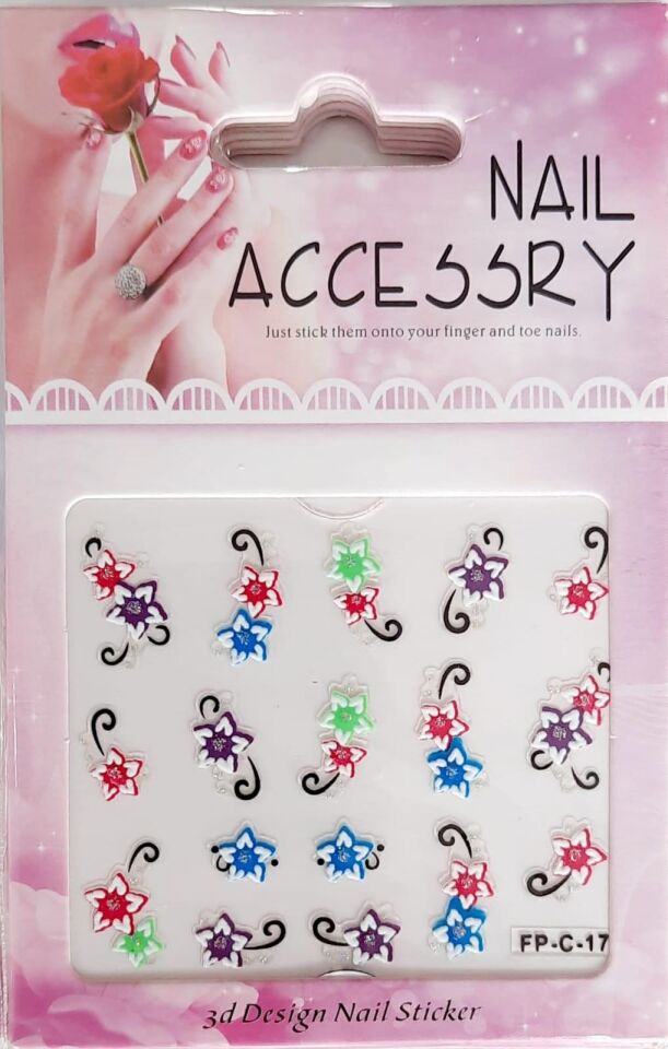 3D Tırnak Sticker 02