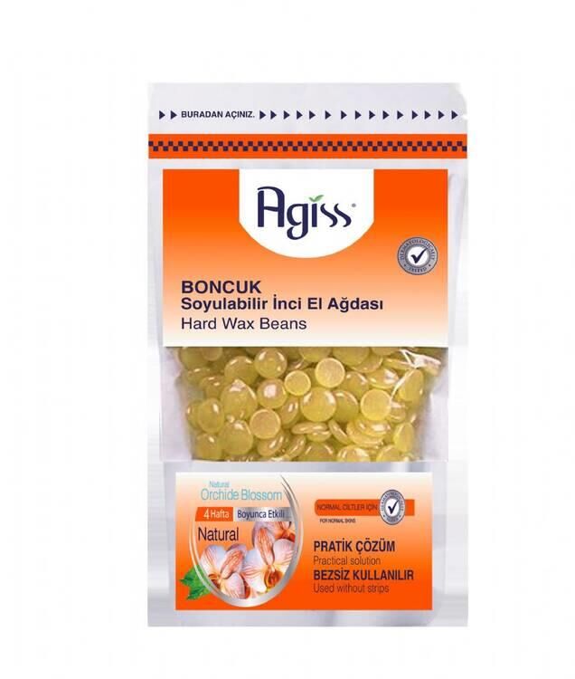 Agiss Boncuk Soyulabilir El Ağdası 220 Gr Natural - Bezsiz Kullanım