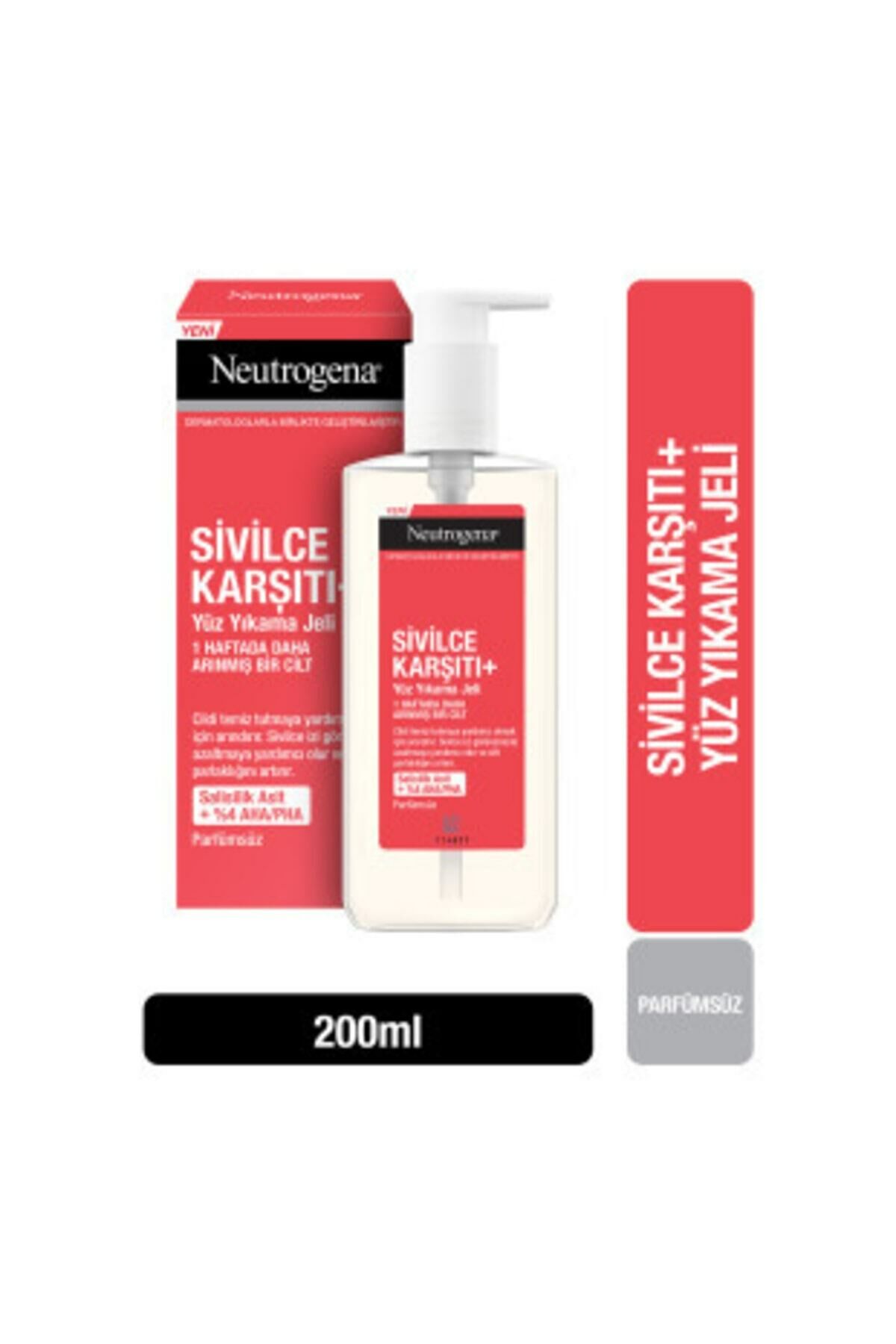 Neutrogena Sivilce Karşıtı Temizleme Jeli 200 Ml