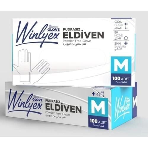 Reflex Winlyex Lateks Eldiven Pudrasız Vinil M