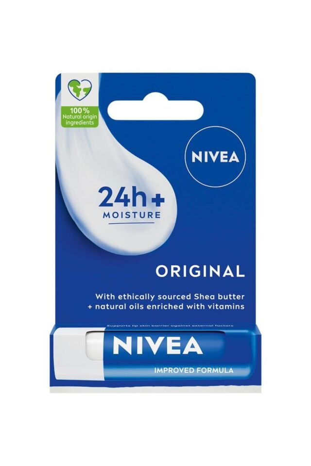 Nivea Lip Original Care Dudak Bakım Krem 4.8 g Shea Yağı ve Doğal Yağlar