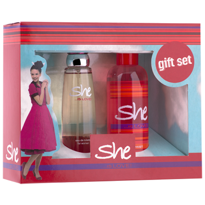 She Love Hediye Seti 50 ml Edt + 150 ml Body Mist