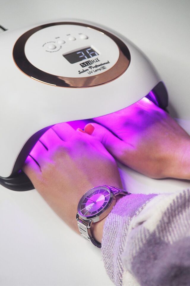 Mara Salon Professional Kalıcı Oje Kurutucu Uv Lamba 168 Watt jel tırnak ve protez tırnak