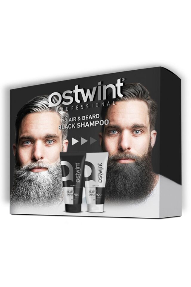 Ostwint Black Şampuan Saç Siyahlaştırıcı Set 200 Ml