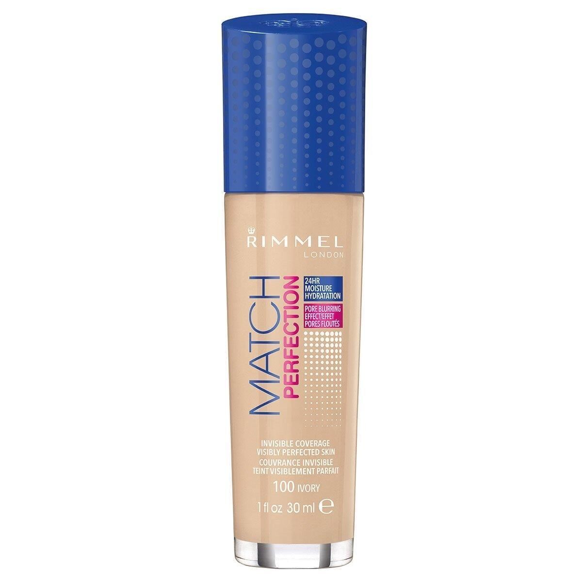 Rimmel Fondöten Match Perfection 100 Ivory