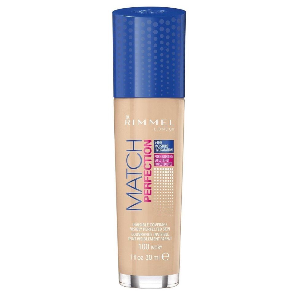 Rimmel Fondöten Match Perfection 100 Ivory