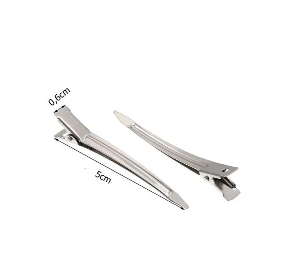 Aliminyum Saç Pensi 100 lü Paket Metal Toka