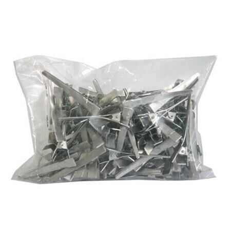 Aliminyum Saç Pensi 100 lü Paket Metal Toka