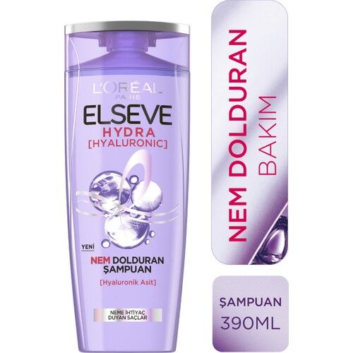 Loreal Elseve Hydra [Hyaluronic] Nem Dolduran Şampuan 390 ml