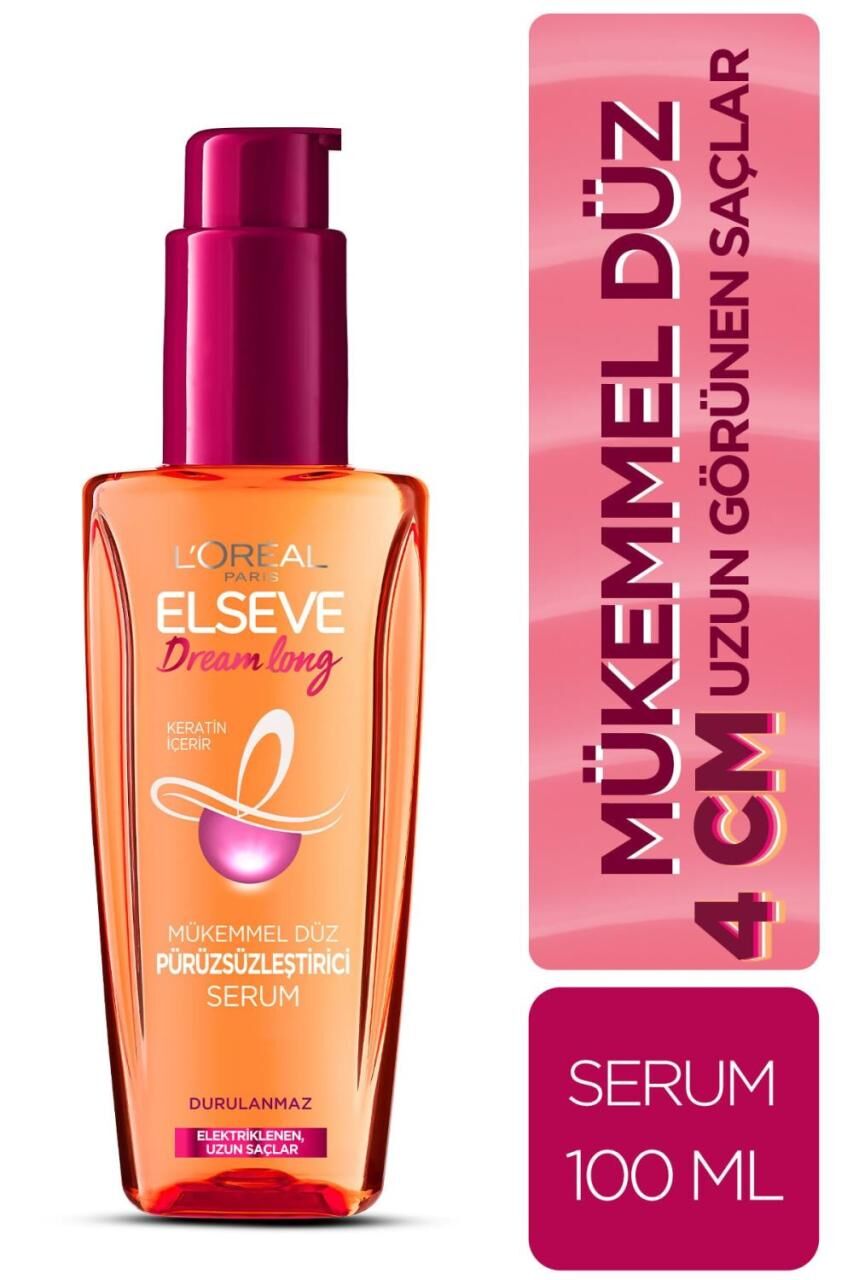 LOreal Paris Elseve Dream Long Mükemmel Düz Pürüzsüzleştirici Serum 100 Ml