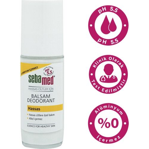 Sebamed Roll On Balsam 50 Ml Sensetive Alüminyum İçermeyen