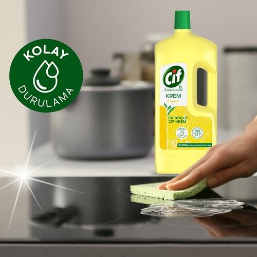 Cif Krem 1500 Ml Limon Kokulu Yüzey Temizleyici