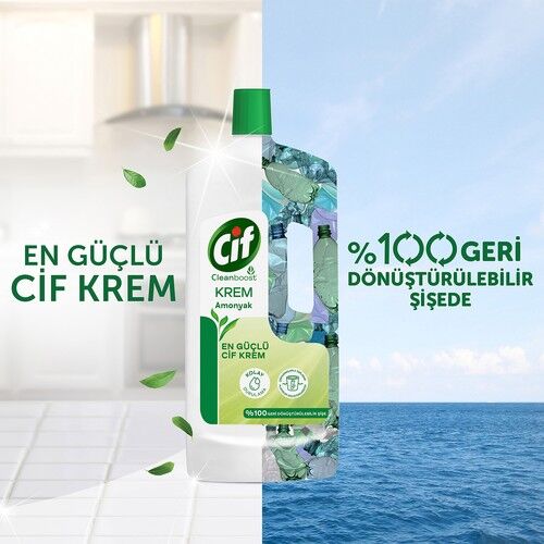 Cif Krem 1500 Ml Amonyak Krem Yüzey Temizleyici