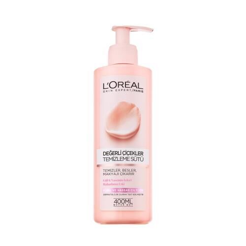 Loreal Değerli Çiçekler Temizleme Sütü 400 Ml Kuru Hassas