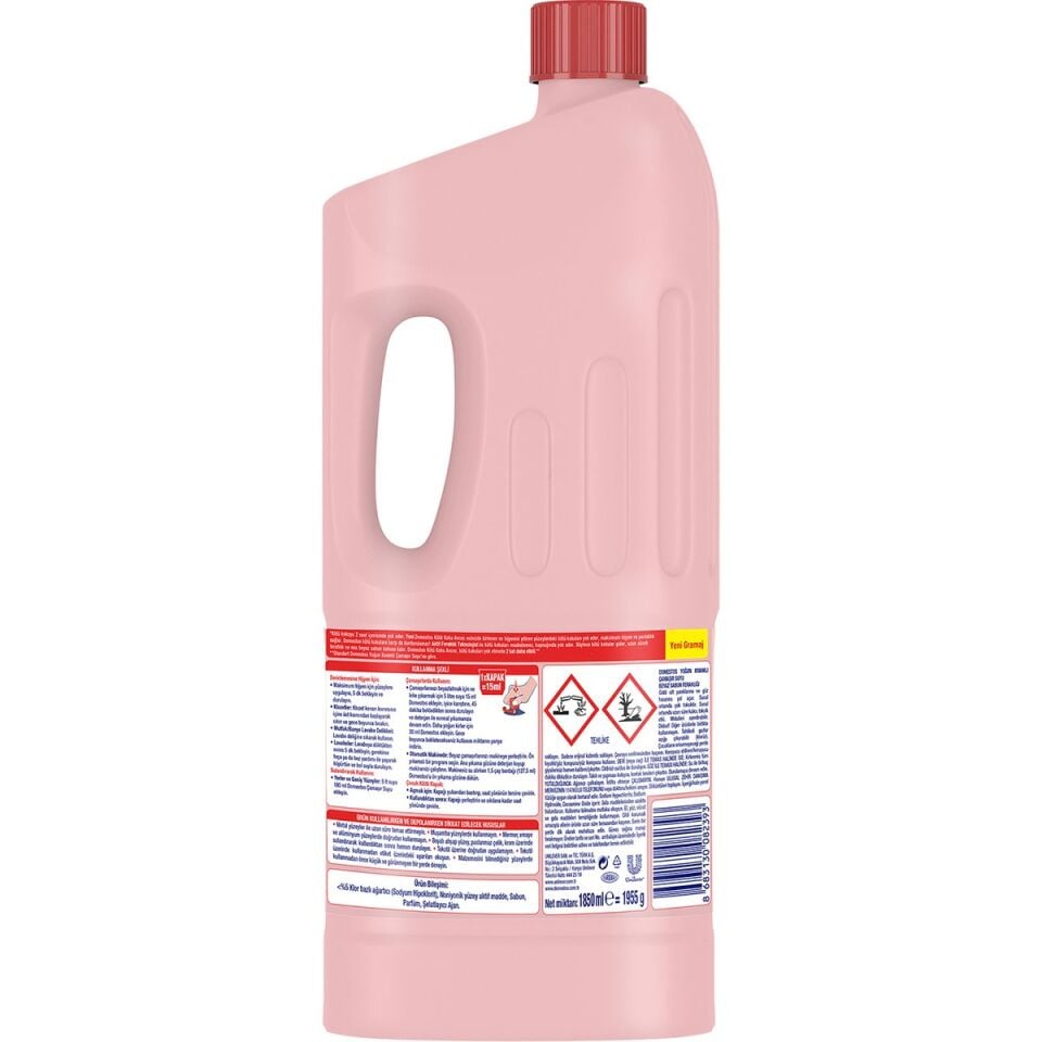Domestos Çamaşır Suyu Beyaz Sabun Ferahlığı 1850 Ml