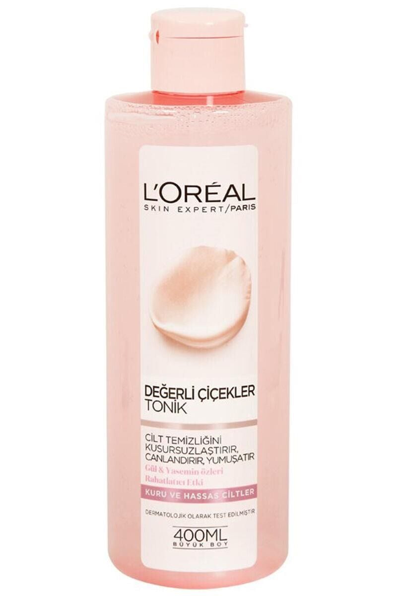 Loreal Değerli Çiçekler Tonik Kuru Ve Hassas Ciltler 400 Ml