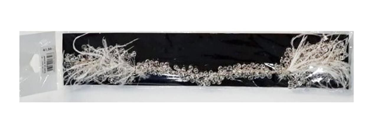 Taşlı Saç Süsü - Tacı Büyük saç aksesuarı Püskül , taraklı toka