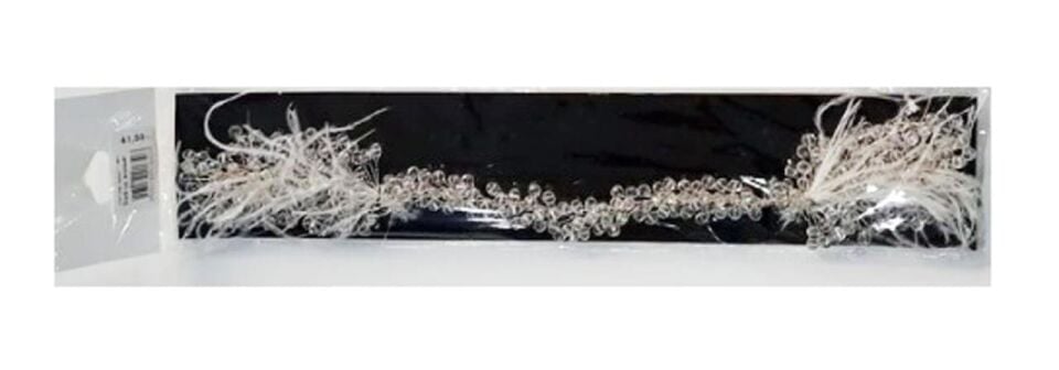 Taşlı Saç Süsü - Tacı Büyük saç aksesuarı Püskül , taraklı toka