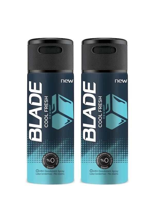 Blade 2 X Cool Fresh Deodorant Spray 150 Ml Erkek