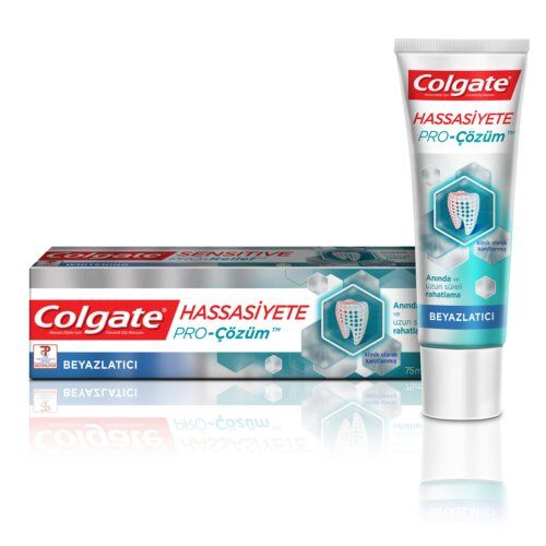 Colgate Pro Çözüm 75 ml Macun Beyazlatıcı + Slim Soft 17X Fırça