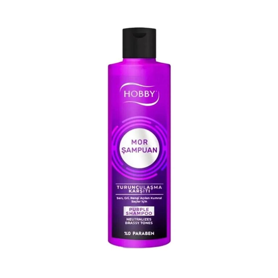 Hobby Şampuan 250 Ml Turunculaşma Karşıtı Mor Şampuan