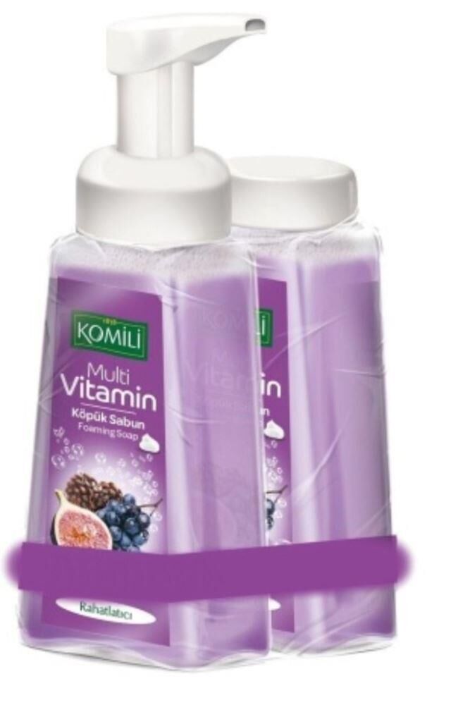Komili Köpük Sabun Nemlendirici 250 Ml + 250 Ml Yedekli Rahatlatıcı