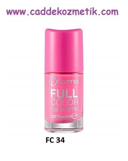 FLORMAR FULL COLOR OJE FC34 PEMBE