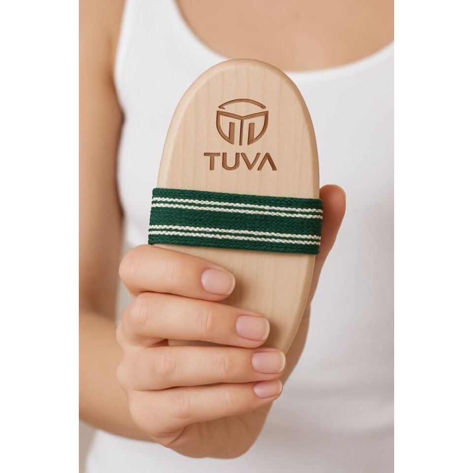 Tuva %100 Doğal At Kılı Fırçası - Doğal At Kılı Selülit Fırçası