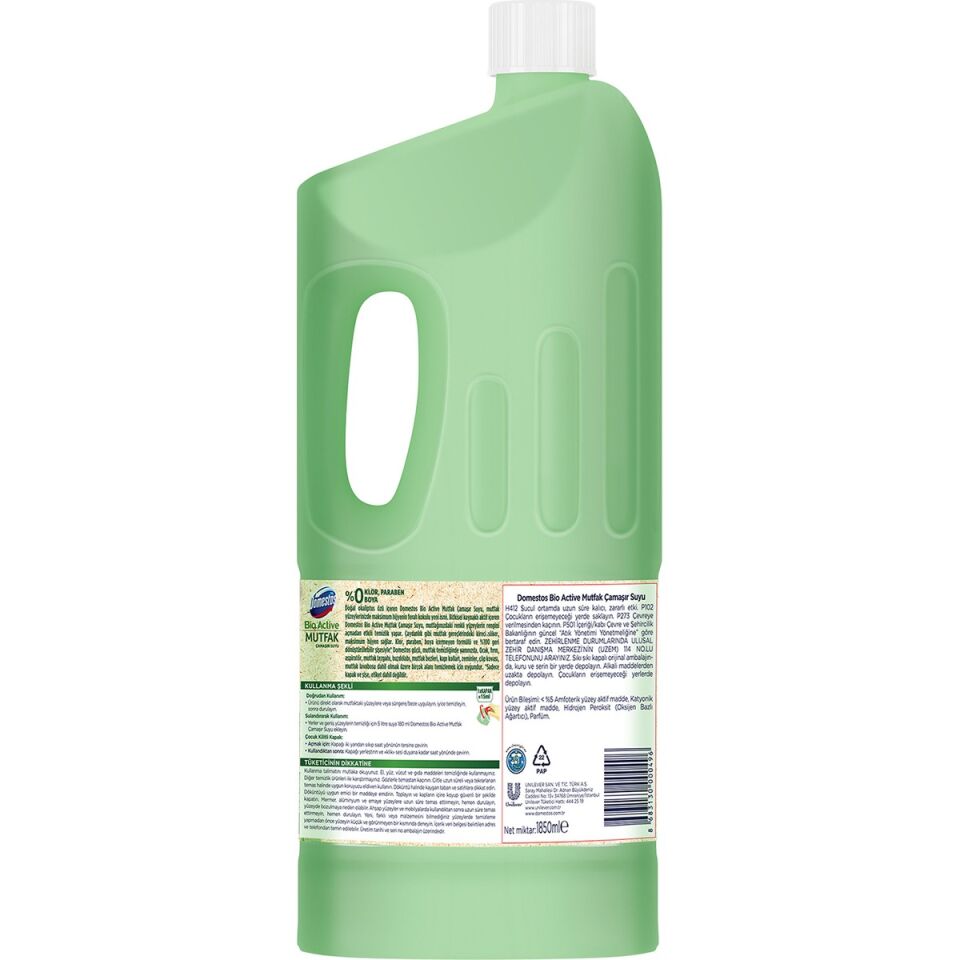 Domestos Çamaşır Suyu Bio Active Mutfak 1850 Ml
