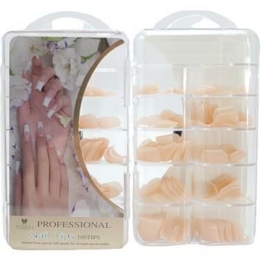 Estella Takma Tırnak 100 lü Nude Renkli 1C